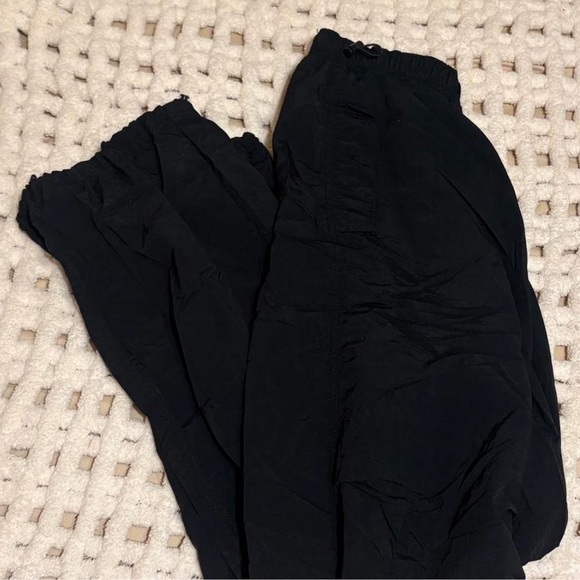 Black Parachute Pants - Picture 2 of 2